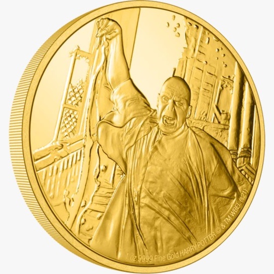 HARRY POTTER(TM) Classic - Lord Voldemort 1oz Gold Coin HARRY POTTER(TM) Classic - Lord Voldemort 1o