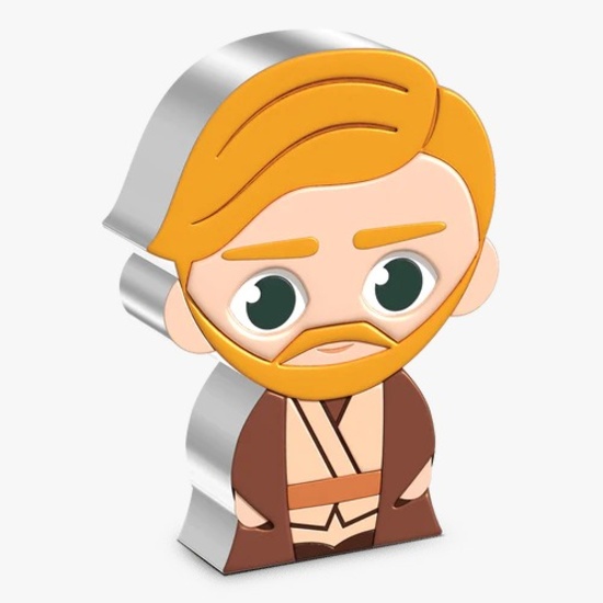 Star Wars(TM) ? Young Obi-Wan Kenobi(TM) 1oz Silver Chibi(R) Coin Star Wars(TM) ? Young Obi-Wan Keno