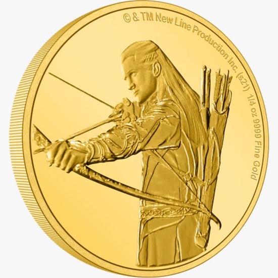 THE LORD OF THE RINGS(TM) - Legolas 1/4oz Gold Coin THE LORD OF THE RINGS(TM) - Legolas 1/4oz Gold C