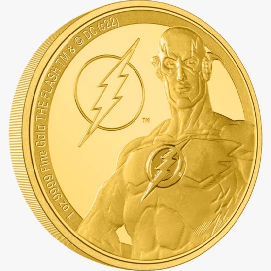 THE FLASH(TM) Classic 1oz Gold Coin THE FLASH(TM) Classic 1oz Gold Coin