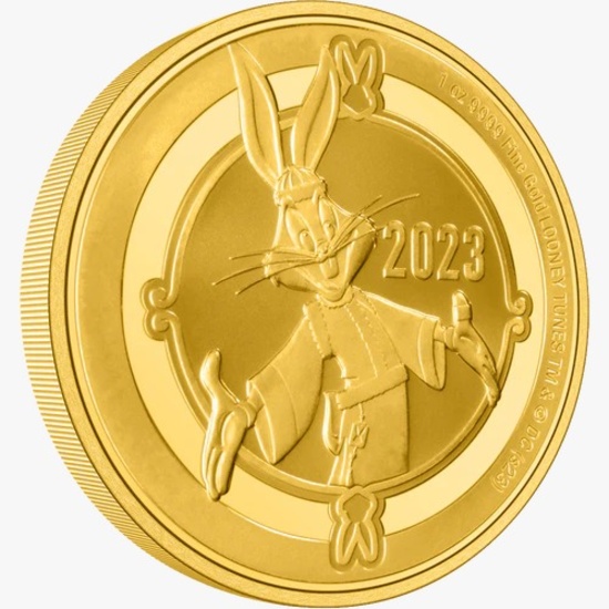 Looney Tunes(TM) Year of the Rabbit ? Bugs Bunny 1oz Gold Coin Looney Tunes(TM) Year of the Rabbit ?