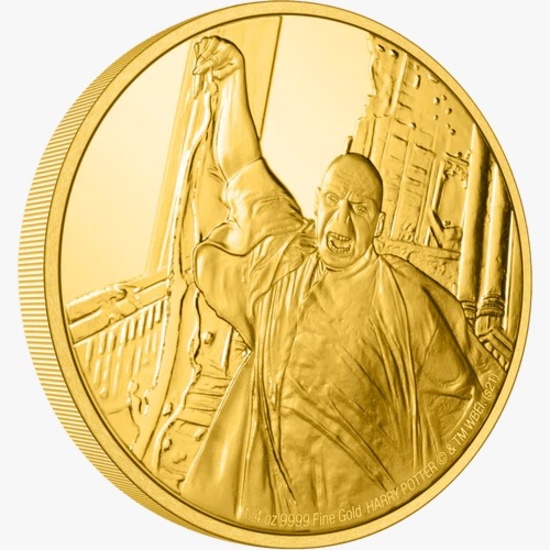 HARRY POTTER(TM) Classic - Lord Voldemort 1/4oz Gold Coin HARRY POTTER(TM) Classic - Lord Voldemort
