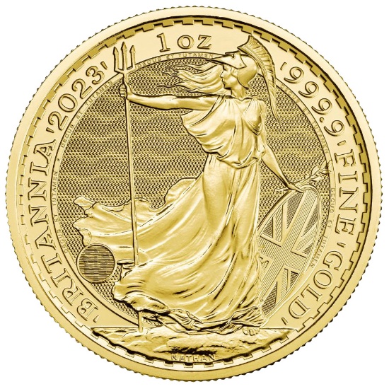 Great Britain 1 oz Gold 2023 Britannia BU