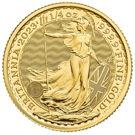 Great Britain 1/4 oz Gold 2023 Britannia BU
