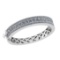 5.67 Ctw VS/SI1 Diamond 14K White Gold Bangle