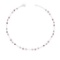 3.00 Ctw VS/SI1 Ruby And Diamond 14K White Gold Yard Necklace