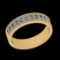 0.60 Ctw VS/SI1 Diamond 14K Yellow Gold Men's Engagement /Wedding Ring