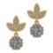1.60 Ctw VS/SI1 Diamond 14K Yellow Gold Earrings