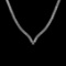 4.66 Ctw VS/SI1 Diamond 3 14K Rose Gold Necklace