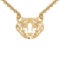 14k Yellow Gold Lion Face Pendant Necklace Gold Weight Approx:- 8.40 Gram