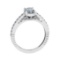 1.00 Ctw VS/SI1 Diamond 14K White Gold Wedding Ring