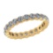 2.50 Ctw VS/SI1 Diamond 14K Yellow Gold Entity Band Ring