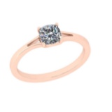 CERTIFIED 0.91 CTW G/SI2 ROUND (LAB GROWN IGI Certified DIAMOND SOLITAIRE RING ) IN 14K YELLOW GOLD