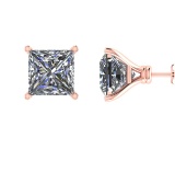 Certified 1.5 CTW Diamond (LAB GROWN IGI Certified DIAMOND Stud Earrings ) D/SI1