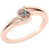 CERTIFIED 0.5 CTW D/VS2 ROUND (LAB GROWN IGI Certified DIAMOND SOLITAIRE RING ) IN 14K YELLOW GOLD