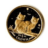 Isle of Man Gold Cat 1 Ounce 2003