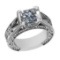 2.00 Ctw VS/SI1 Diamond 14K White Gold Solitaire Ring