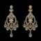 6.31 Ctw VS/SI1 Diamond 14K Yellow Gold Dangling Earrings