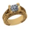 2.00 Ctw VS/SI1 Diamond 14K Yellow Gold Solitaire Ring