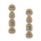 4.80 Ctw VS/SI1 Diamond Style 14K Yellow Gold Earrings ALL DIAMOND ARE LAB GROWN