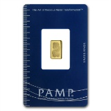 PAMP Suisse 1 Gram Gold Bar