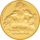 Snow White and the Seven Dwarfs 80th Anniversary 1/4oz Gold Coin