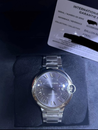 Ballon Da Cartier Watch Comes with Box & Papers