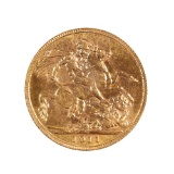 Canada Gold Sovereign 1911C AU