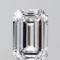1.1 ctw. VVS2 IGI Certified Emerald Cut Loose Diamond (LAB GROWN)