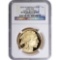 Certified $50 One Ounce Gold Buffalo 2014-W PF70 NGC Early Release