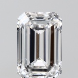 1.1 ctw. VVS2 IGI Certified Emerald Cut Loose Diamond (LAB GROWN)