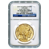 Certified Proof Buffalo Gold Coin 2015-W PF70 NGC Early Releases