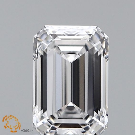 1.07 ctw. VS1 IGI Certified Emerald Cut Loose Diamond (LAB GROWN)