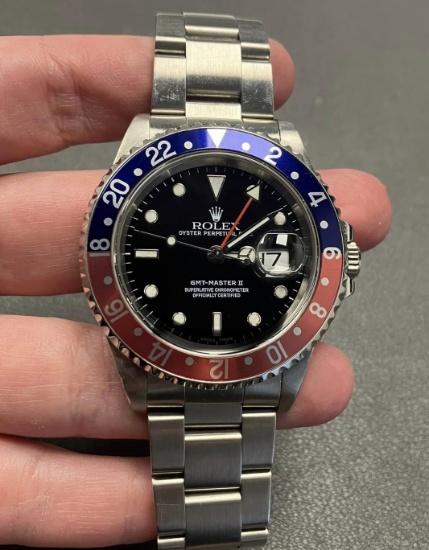 Used GMT Master II Comes with Box & Papers