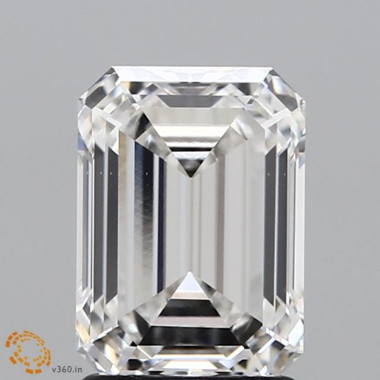 2.1 ctw. VS1 IGI Certified Emerald Cut Loose Diamond (LAB GROWN)