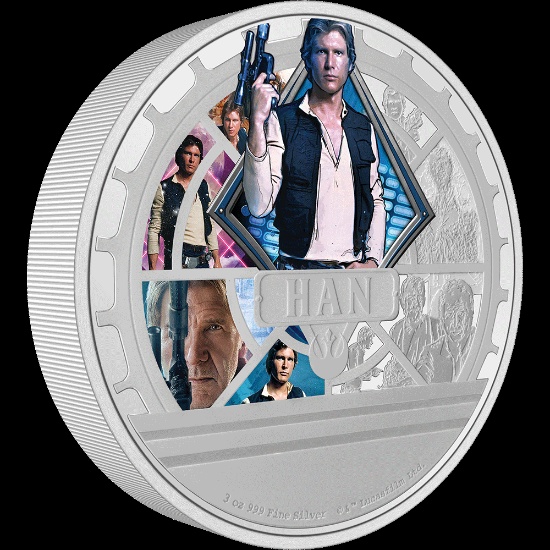 2023 Han Solo(TM) 3oz Silver Coin