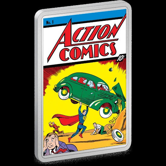 COMIX(TM) - Action Comics #1 2oz Silver Coin