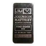 Johnson Matthey Bar 10 oz Bar - Pressed JM Logo