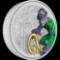 DC Villains - THE RIDDLER(TM) 3oz Silver Coin