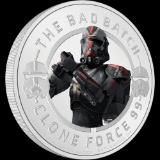 Star Wars(TM) The Bad Batch(TM) - Hunter 1oz Silver Coin