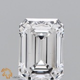 1.09 ctw. VS2 IGI Certified Emerald Cut Loose Diamond (LAB GROWN)