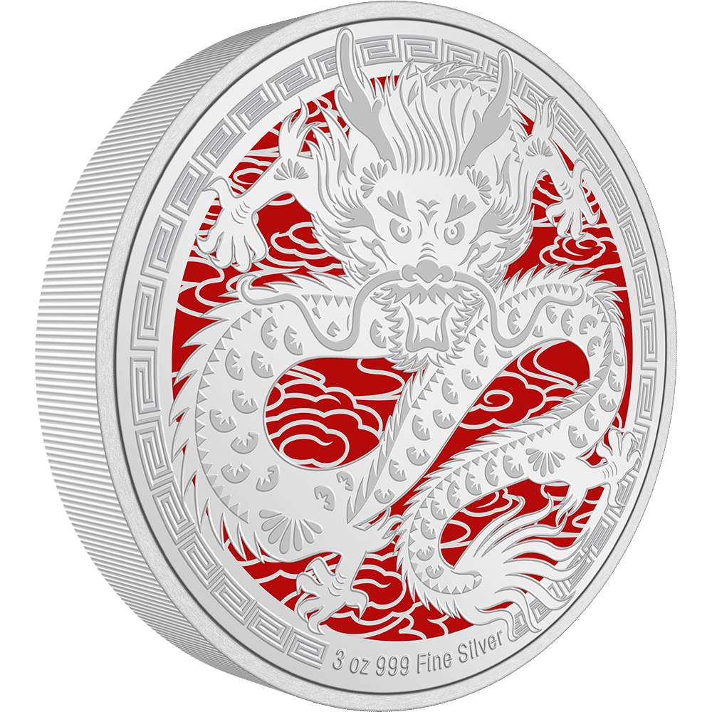 Lunar Year of the Dragon 2024 3oz Silver Coin Proxibid