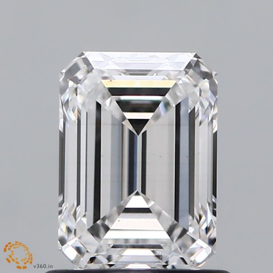 1.03 ctw. VS2 IGI Certified Emerald Cut Loose Diamond (LAB GROWN)