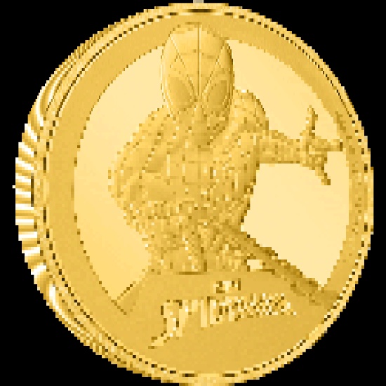 Marvel Spider-Man 1oz Gold Coin