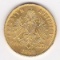 Austria gold 8 florin 20 francs 1892