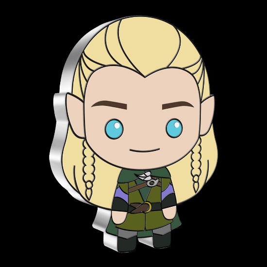 THE LORD OF THE RINGS(TM) - Legolas 1oz Silver Chibi(R) Coin