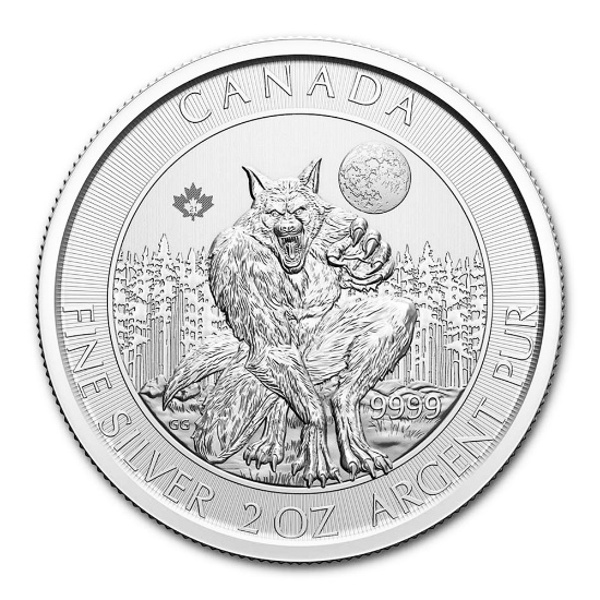 Werewolf - 2021 Canada 2 oz Silver Creatures of the North