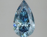 3.13 ctw. VS2 IGI Certified Pear Cut Loose Diamond (LAB GROWN)