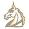 5.86 Ctw VS/SI1 Diamond 14k Yellow Gold Pendant (ALL DIAMOND ARE LAB GROWN )