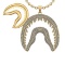 5.44 Ctw VS/SI1 Diamond 14K Yellow Gold Necklace (ALL DIAMOND ARE LAB GROWN )